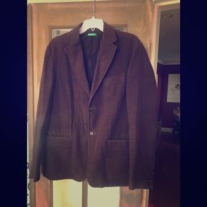 Gorgeous Chocolate Brown Brushed Cotton Blazer